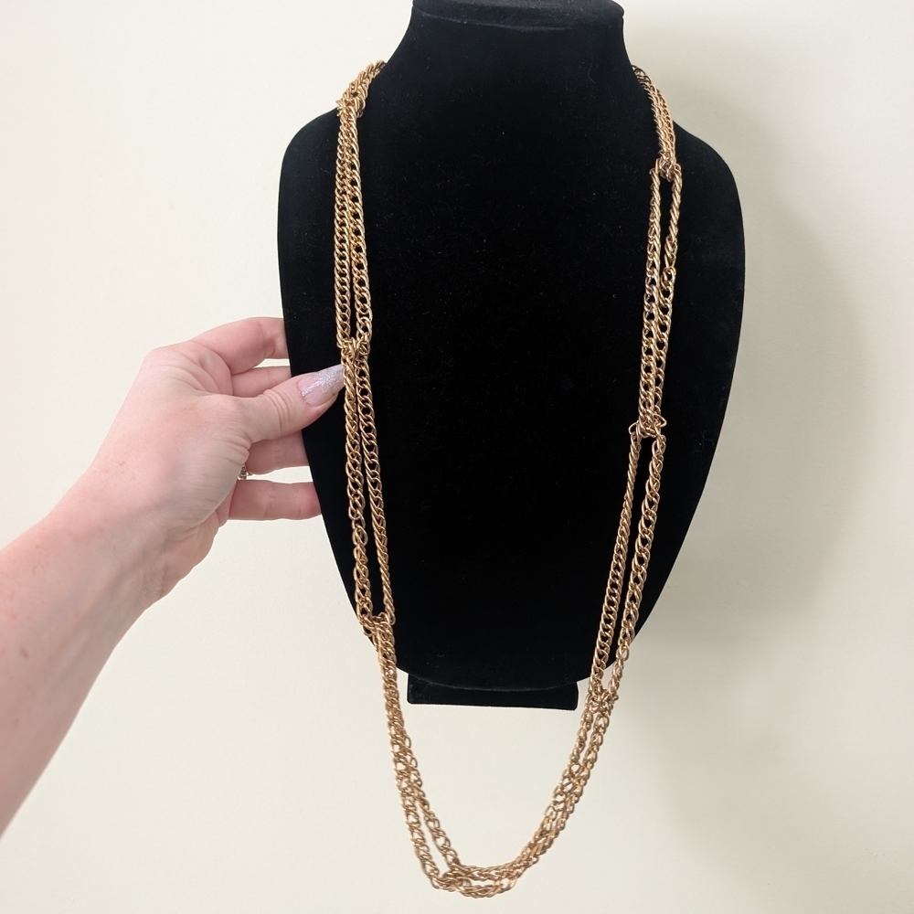 Vintage Gold Chain Necklace